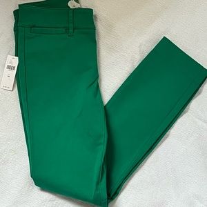 Anthro essential slim trousers, 00, green